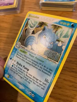 LP! Blastoise (14/100) EX Crystal Guardians Stamped Reverse Holo Pokemon Card! - Image 5