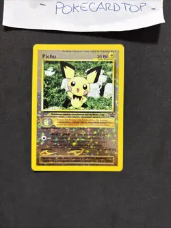 Pokemon Card Pichu 35-Promo-Ita-Holo Reverse-Nm/mint! - Image 3