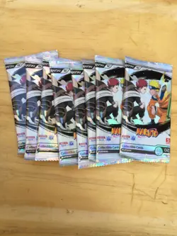 Naruto cards KAYOU, T4W7, English Version, Original CCG Anime, 5pk/Pack, Sealed - Image 4