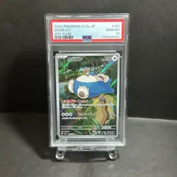 PSA 10 Snorlax CHR #077 s10a & AR 181/165 SV2a Sequential Japanese Pokemon Cards - Image 4