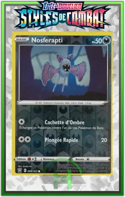 Nosferapti Reverse - EB05:Styles de Combat - 089/163 - Carte Pokemon Neuve FR - Image 1