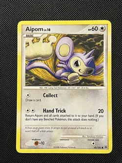 Pokemon D&P Majestic Dawn - Aipom Lv.16 - Non Holo Common - 50/100 - VLP/LP - Image 2