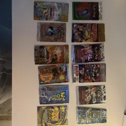 Vintage Pokemon Topps Booster Pack Bundle - Lugia Artwork - OPENED EMPTY - Image 1