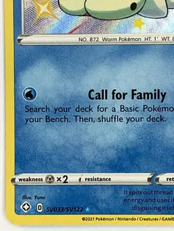 Snom SV033/SV122 Shining Fates Shiny Vault Pokemon TCG Holo Ultra Rare - Image 5