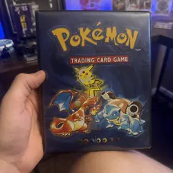 Pokemon Vintage 1999 Wizards of the Coast 4-Pocket Album Binder 742818083201 - Image 1