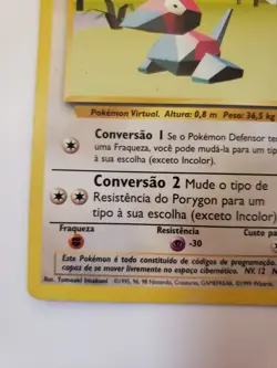 porygon 39/102 (Spanish) Uncommon Pokemon Base Set - Image 5