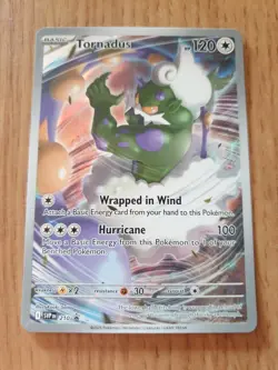 Pokemon TCG Tornadus Illustration Rare Black Bolt White Flare NM/MINT SVP 210 - Image 1