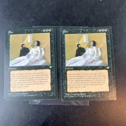 2X MTG Pox Sorcery Ice Age 1995 - Image 1