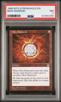 1998 MTG STRONGHOLD MOX DIAMOND PSA 7 - Image 1