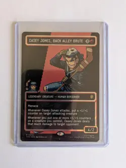 TMNT Casey Jones, Back Alley Brute R 0090 Borderless Surge Pixel TMC Magic - Image 1