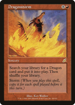 Dragonstorm #90 (MP) Scourge SCG Magic MTG - Image 1