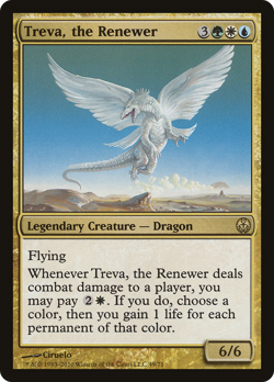 Treva, the Renewer #49 (MP) Phyrexia vs the Coalition DDE Magic MTG - Image 1