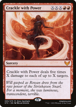 Crackle with Power #95 (MP) Strixhaven STX Magic MTG - Image 1