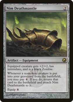Nim Deathmantle #188 (MP) Scars of Mirrodin SOM Magic MTG - Image 1