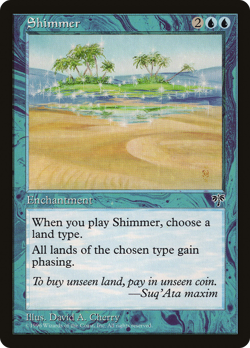 Shimmer (MP) Mirage MIR Magic MTG - Image 1