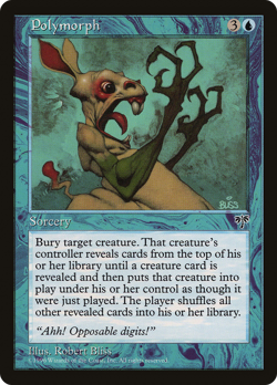 Polymorph (MP) Mirage MIR Magic MTG - Image 1
