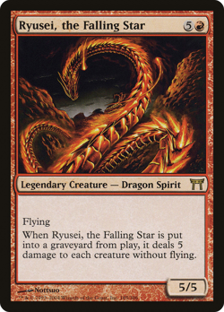 Ryusei, the Falling Star #185 (MP) Champions of Kamigawa CHK Magic MTG - Image 1