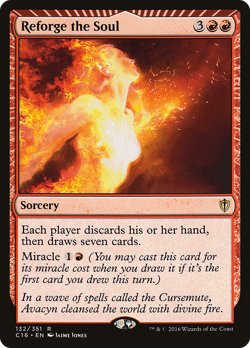 Reforge the Soul #132 (MP) Commander 2016 C16 Magic MTG - Image 1