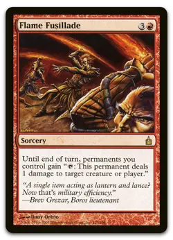 Flame Fusillade #123 (LP) Ravnica City of Guilds RAV Magic MTG - Image 1