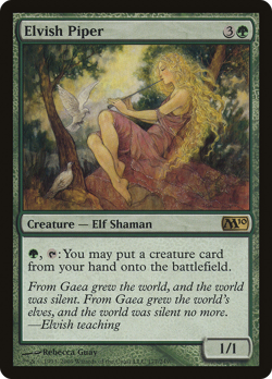 Elvish Piper #177 (MP) Magic 2010 M10 Magic MTG - Image 1