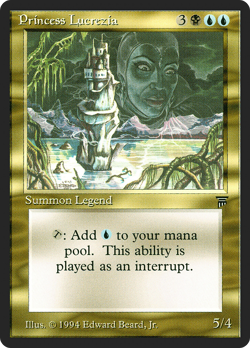 Princess Lucrezia (MP) Legends LEG Magic MTG - Image 1