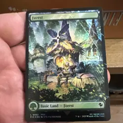 Final Fantasy MTG Chocobo Track Foil Stamped Lands Set Of 5 - Sleeved - Image 4