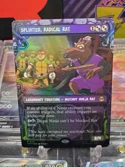 Splinter Radical Rat 0251 Rare *FOIL* Showcase MTG TMNT - Image 1
