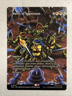 Waves of Aggression (Borderless) Teenage Mutant Ninja Turtles Eternal-Legal... - Image 1