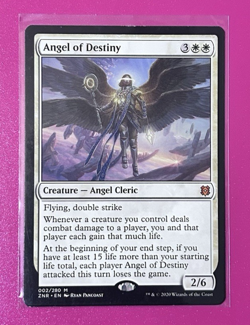 *Angel of Destiny* -Zendikar Rising (ZNR) #2- Lightly Played - Regular Rare - - Image 1