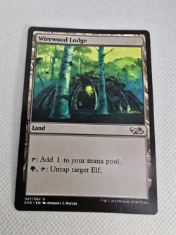 Wizards Wirewood Lodge Duel Decks Elves vs Goblins Land Uncommon 027 Regular MTG - Image 1