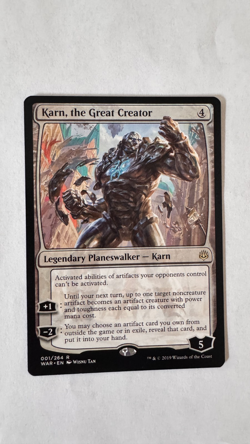 Karn, the Great Creator - War Of The Spark - 001/264- Magic the Gathering - NM - Image 1