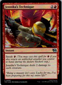 Jennika's Technique U Teenage Mutant Ninja Turtles 93 LP MTG FOIL - Image 1