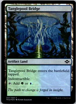 Tanglepool Bridge C Modern Horizons 2 257 MP Foil MTG MAGIC - Image 1
