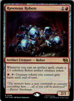 Ravenous Robots R Teenage Mutant Ninja Turtles 106 LP MTG FOIL - Image 1