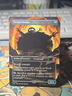 Technodrome 0222 M Non Foil Borderless TMNT MTG NM/M - Image 1