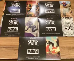 MTG Secret Lair Marvel's Spider-Man RAINBOW FOIL Web-Slinger Bundle SEALED - Image 1