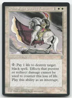 MTG Ice Age Order of the Sacred Torch NM - Image 1