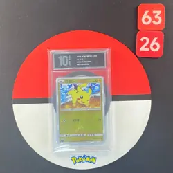 Pokemon TCG Chinese Pikachu CS5.1C 002/004 Grade10 - Image 1