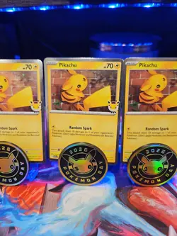 2026 Pikachu 051/162 Pokemon Day 30th Anniversary Stamped Promo TCG Plus Coin - Image 5
