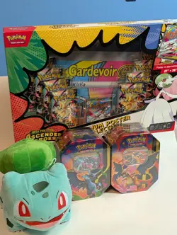 Pokemon TCG - Ascended Heroes Premium Poster Collection + Tins + Bulba pet! ❤ - Image 2