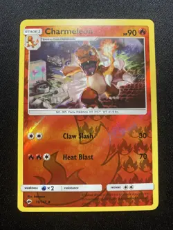 Charmeleon 19/147 Pokemon Burning Shadows Reverse Holo NM - Image 1