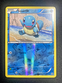 Squirtle 24/135 Pokemon Plasma Storm Reverse Holo Card 2012 LP - Image 1