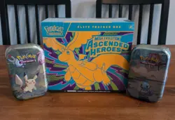 Pokemon TCG Ascended Heroes ETB & 2 Kanto Friends Mini Tins Bundle New-Sealed ✅ - Image 2