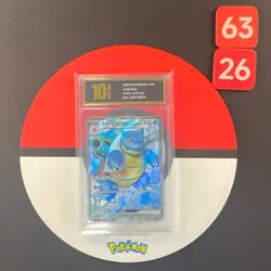 Pokemon TCG Chinese Blastoise EX SR - Scarlet & Violet, 151C 176/151 Grade10 - Image 1