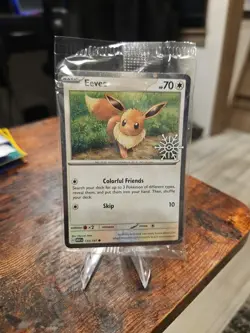 Sealed Holiday Stamped Eevee 133/165 Sealed Pokemon 151 Card - NM - Image 1
