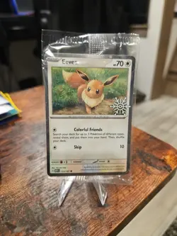 Sealed Holiday Stamped Eevee 133/165 Sealed Pokemon 151 Card - NM - Image 3