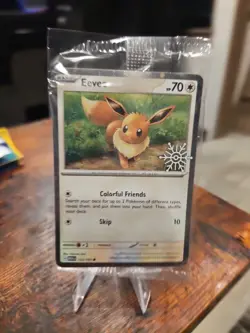 Sealed Holiday Stamped Eevee 133/165 Sealed Pokemon 151 Card - NM - Image 5