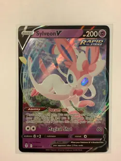 2021 Pokemon Sword & Shield Evolving Skies 074/203 Sylveon V M/NM - Image 1