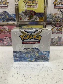 Pokemon Silver Tempest Booster Box New Factory Sealed Sword & Shield . 820650860911 - Image 1