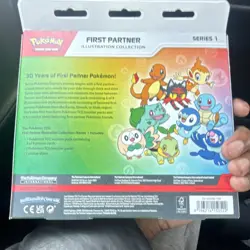 Pokemon TCG First Partner Illustration Collection Series 1 Promo Booster Box - Image 2